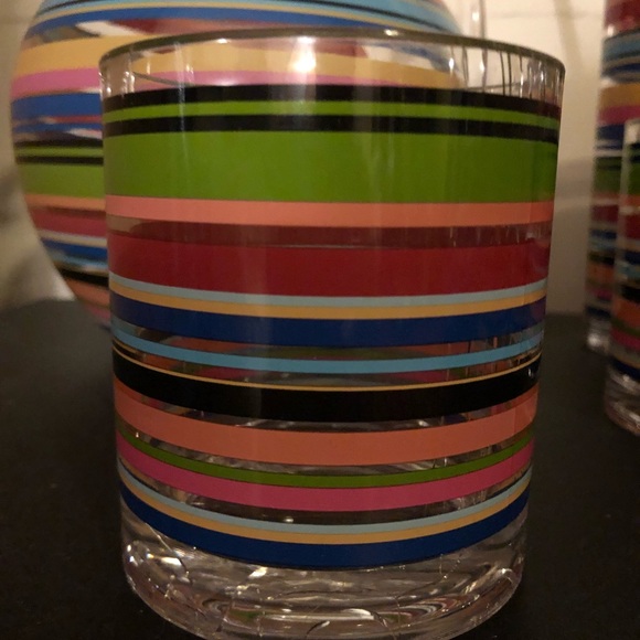 Pottery Barn Espadrille patio drink set - Picture 3 of 8